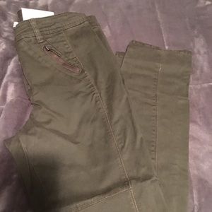 Olive green pants